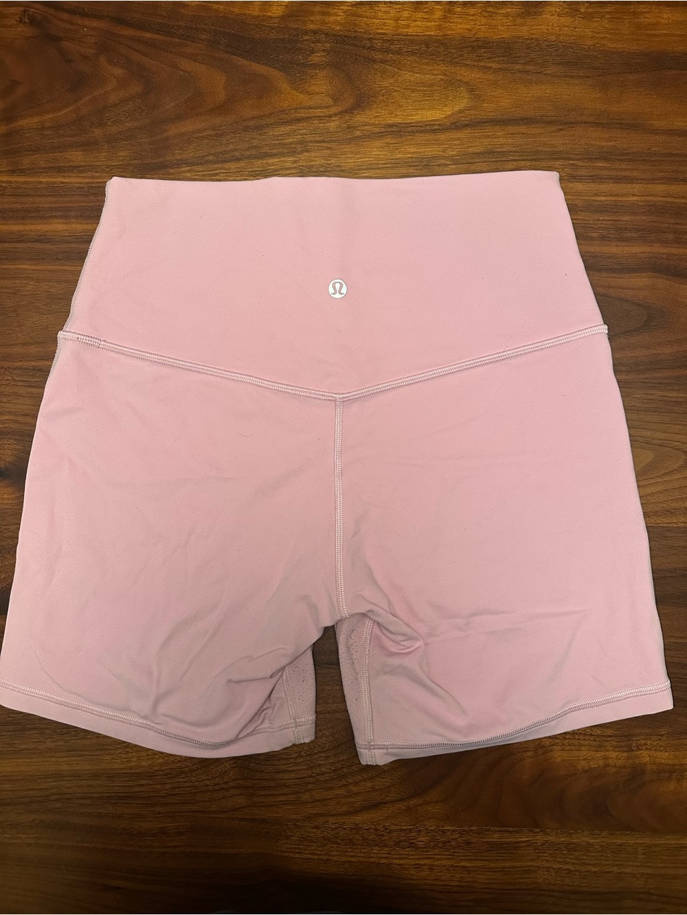 Lululemon Pink High-Rise Short 4” (8)